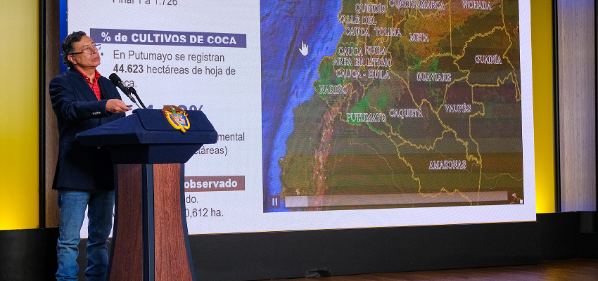 Petro mostró que cocales y muertos han bajado drásticamente en su Gobierno